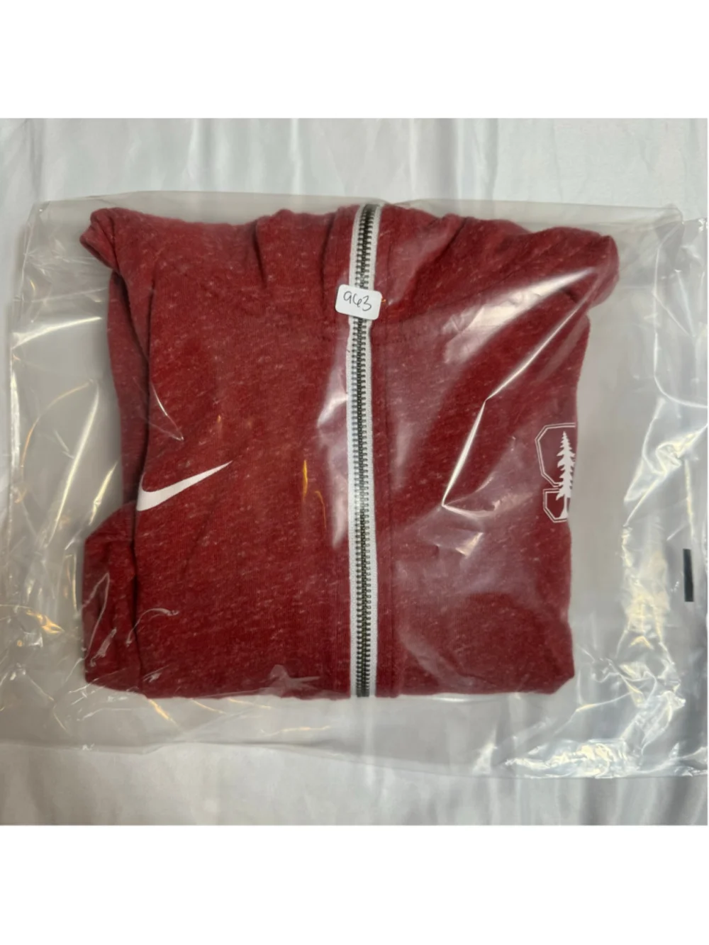 Women's Nike Stanford University Full-Zip Hoodie Red Size M